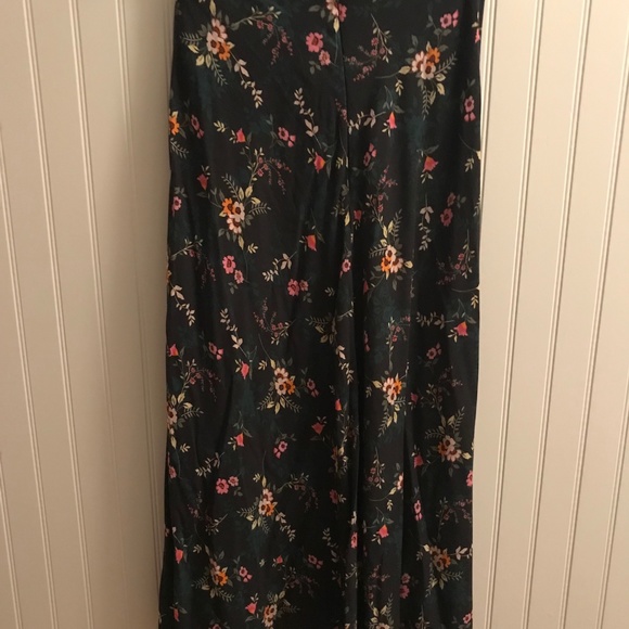 Dark green floral maxi skirt NWOT (Shopbop) M - Picture 6 of 9